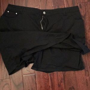 croft & barrow Skirts - Black Twill Skort, Skirt with Shorts croft & barrow Skirts - Black Twill Skort, Skirt with Shorts